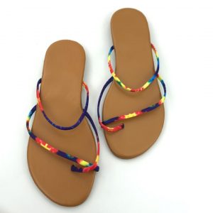 Tie-Dye Strap Slippers